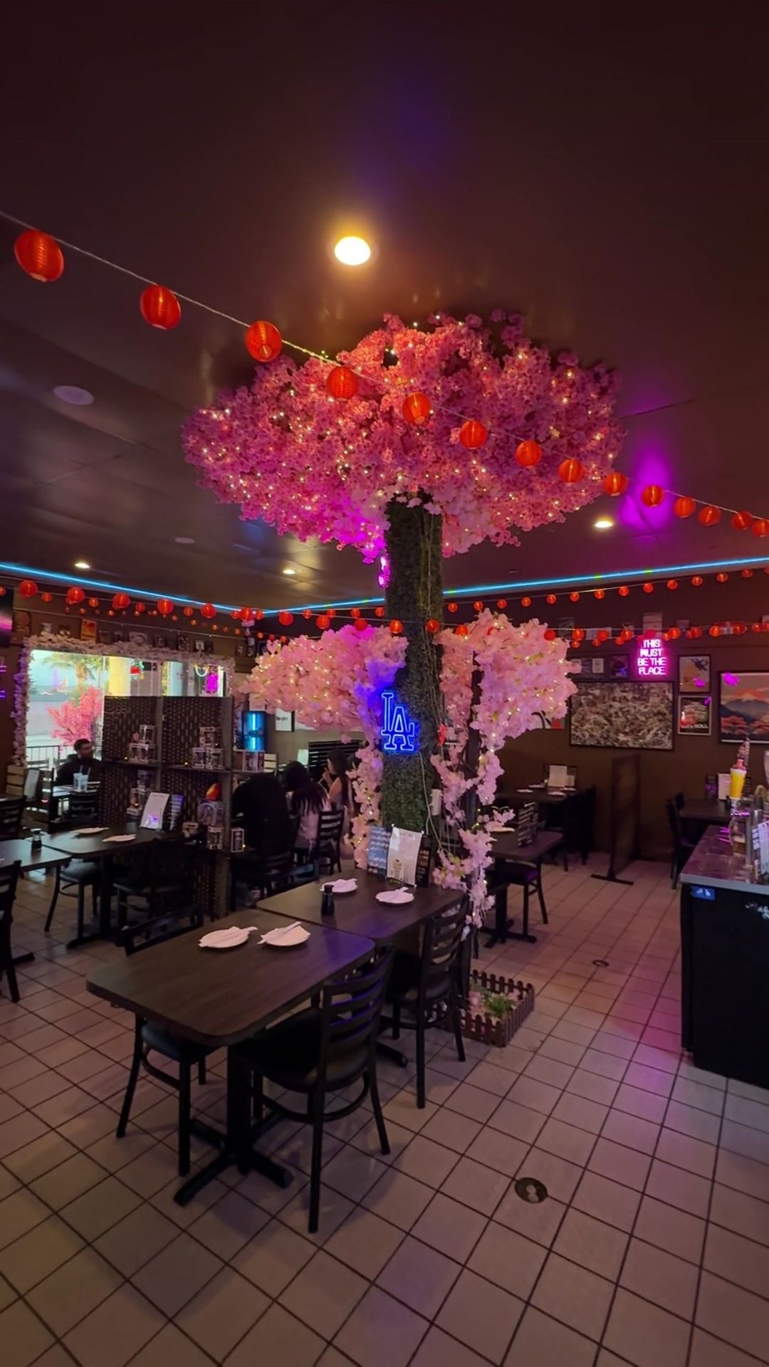 Interior of Sushiya Prime in Hacienda Heights.